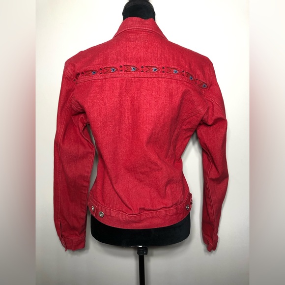 President Stone Aztec Denim Jacket - Picture 3 of 6